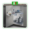Mâm Xoay 180 Nan Tròn Inox SUS 304 LK-RC700/LK-RC800