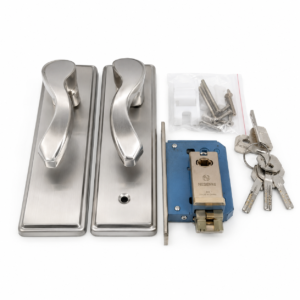 Khoá vuông tay gạt cổ điển inox 201